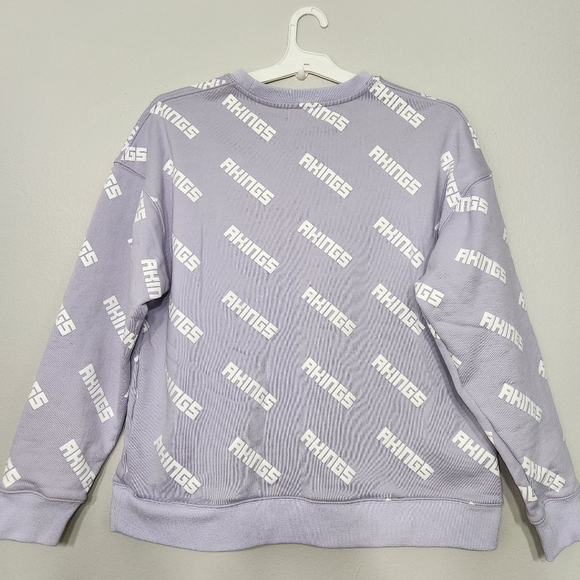 AKINGS 1984 All Over Logo Graphic Crewneck Sweatshirt - Picture 5 of 9